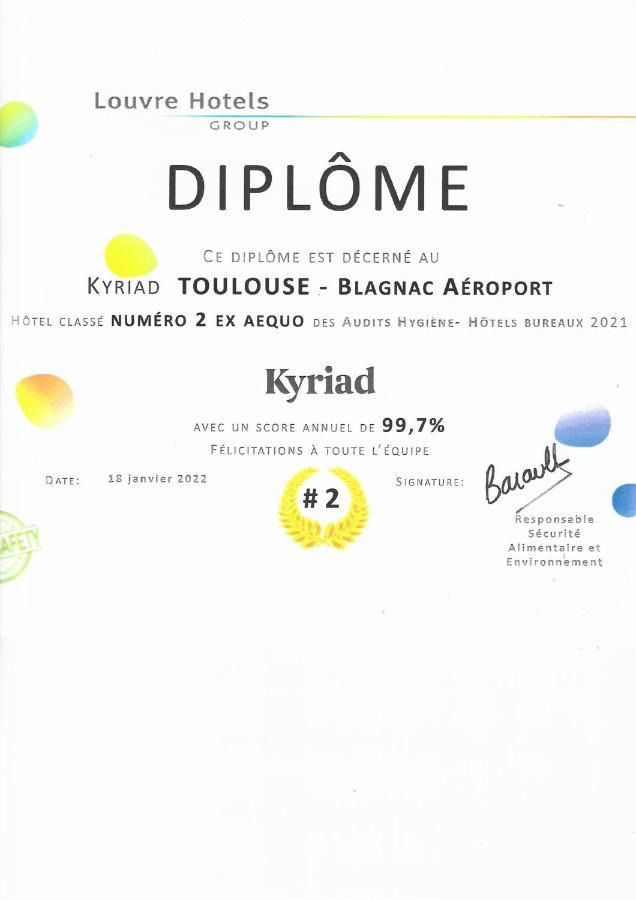 Kyriad Toulouse Blagnac Aeroport Exterior foto